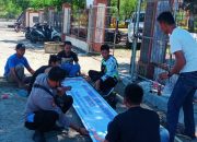 Tak Ingin Kecolongan, Personel Polri Sumbawa Barat Sosialisasi Prokes di Ajang MTQ