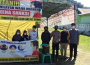 TNI dan Polri Lakukan Pengecekan Posko PPKM Mikro di Desa Lalar Liang
