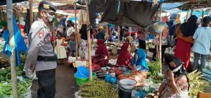 Berikan Rasa Aman Di Bulan Suci Ramadhan, Polsek Batukliang Lakukan Patroli Pasar Tradisional