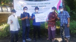 PLN Peduli, 132 Tempat Ibadah di Lombok Dapat Bantuan Penerangan
