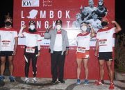 Even Lombok Charity Run, Empat Laskar Pelari Jajal Rute dan Keindahan Alam Lombok Utara
