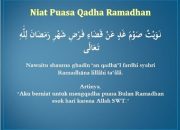 Niat Puasa Qadha