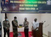 Sat Lantas Polres Bima Kota Gelar Doa Bersama, Doakan Wabah Covid-19 Segera Berlalu