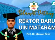 Prof. Masnun Tahir Rektor Baru UIN Mataram 2021