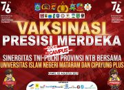 Besok Pagi, CIpayung Plus dan Polda NTB Lakukan Vaksinasi Presisi Merdeka