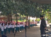 Ponpes Uswatun Hasanah Cempaka Gelar Upacara Peringatan HUT RI ke-76