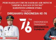 PDAM  Amerta Dayan Gunung Lotara Mengucapkan Selamat HUT RI ke-76