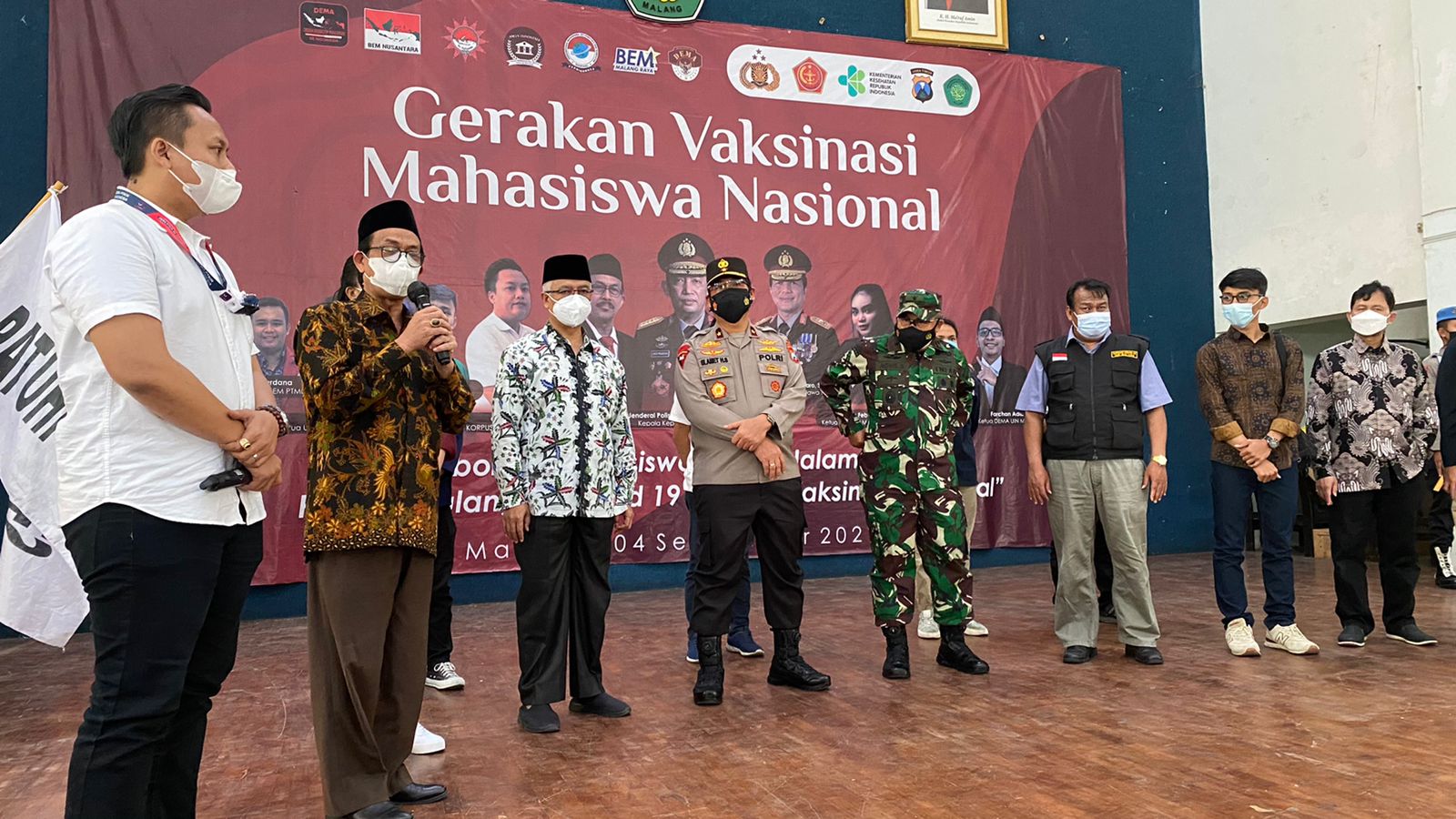 Serbuan Vaksinasi Dosis 1, BEM Malang Raya Sasar 3.000 Mahasiswa