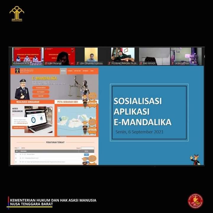 Kemenkumham NTB, Kembali Luncurkan Inovasi Terbaru Dengan E-Mandalika