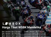 WSBK Mandalika Ticket Price List