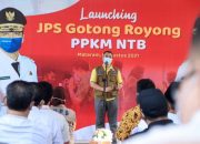 Gubernur NTB Launching 27.000 Paket JPS Gotong Royong Kepada Pedagang Kecil Terdampak PPKM