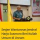 Sekjen Wantannas Berikan Kuliah Umum, Rektor Unram: Mari Ikuti untuk Menambah Wawasan Ketahanan Nasional