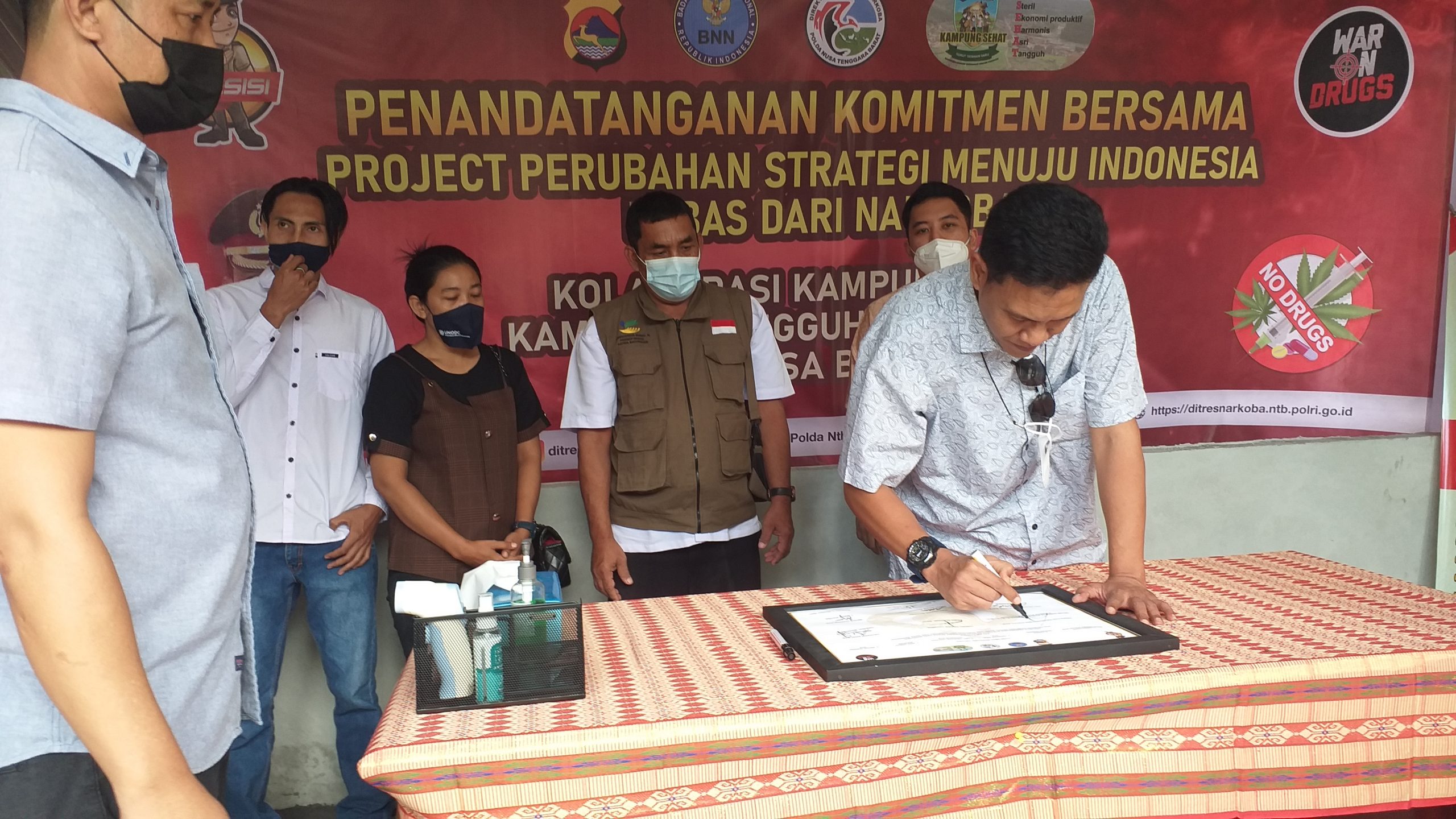 Polda NTB Luncurkan Kolaborasi Program Indonesia Bebas Narkoba