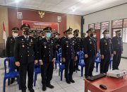 Jajaran Pejabat LPKA Lombok Tengah Ikuti Upacara Peringati Hari Bakti Pemasyarakatan Ke-58