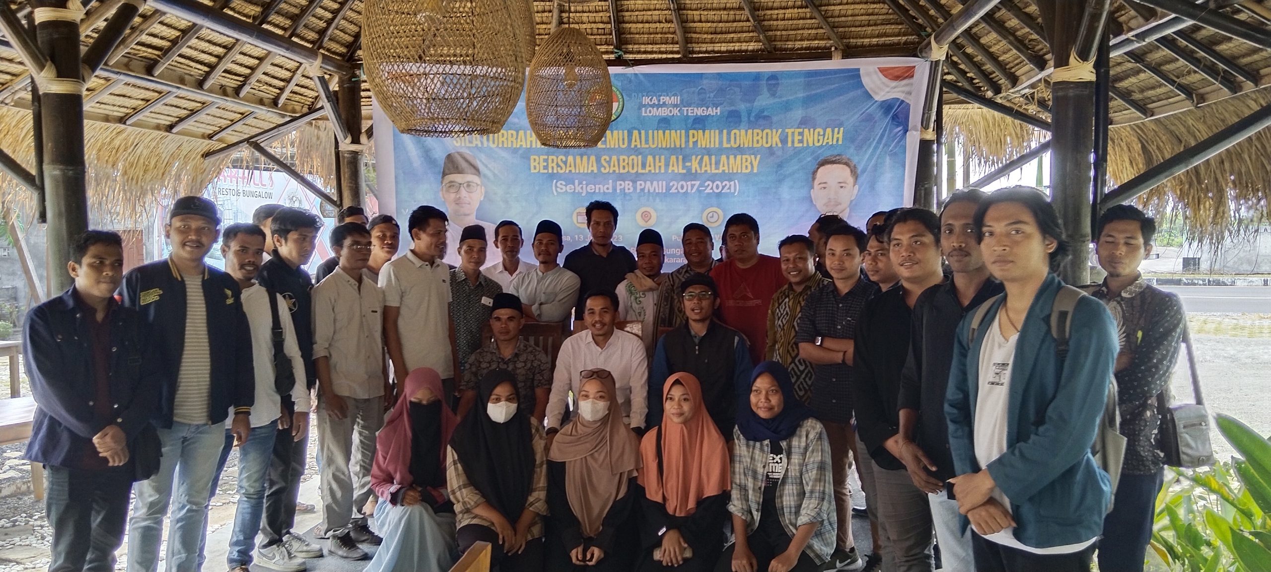 Alumni PMII Loteng satukan Barisan mendukung penuh Sabolah for DPD RI 2024.