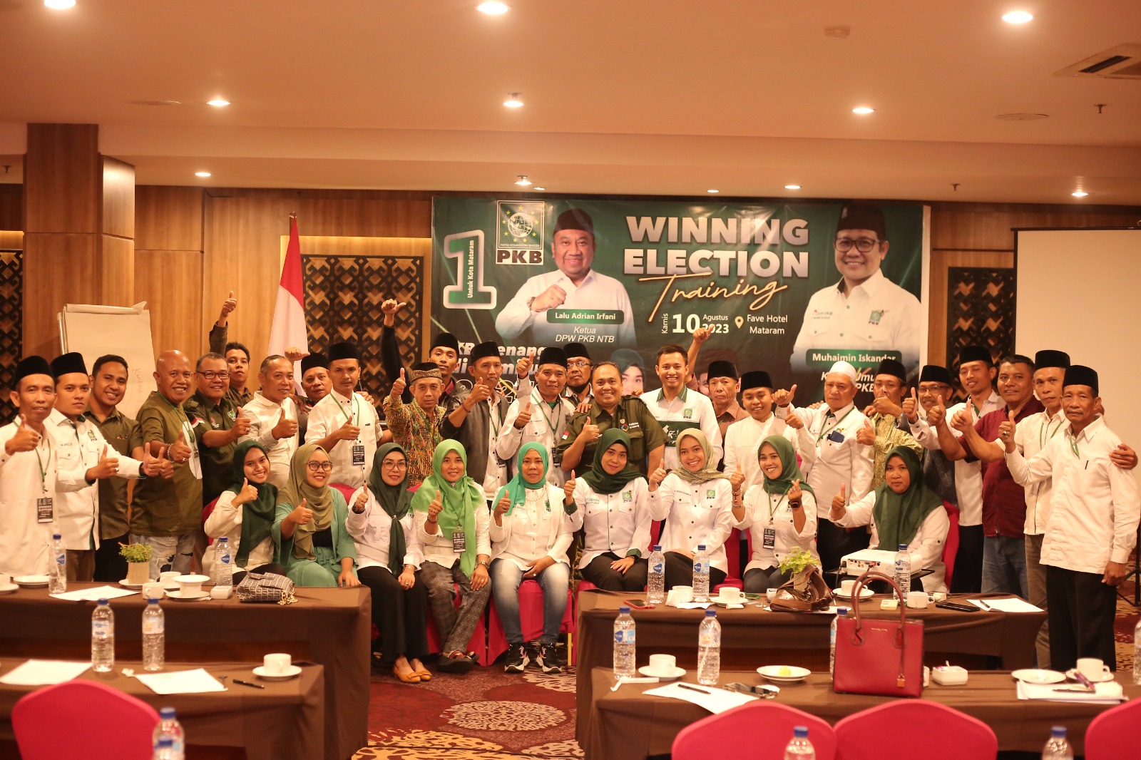 40 Bacaleg PKB Kota Mataram Siap Menangkan Pemilu