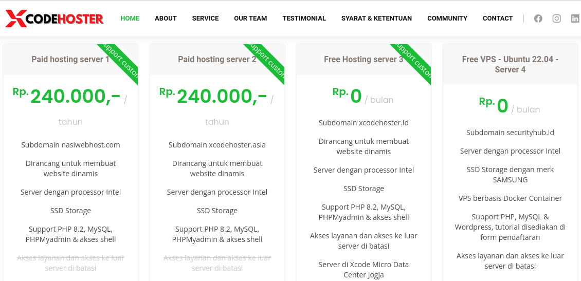 Hosting gratis adalah layanan yang memungkinkan Anda untuk mengunggah situs web Anda tanpa harus membayar biaya bulanan.