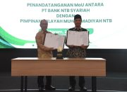 Bank NTB Syariah MoU dengan PW Muhammadiyah NTB