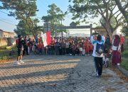 Kemeriahan Jalan Sehat dan Senam Bersama di Griya Menang Asri Sambut HUT RI ke-79