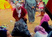 Senyum Pemungut Sampah Plastik Ditengah Perayaan HULTAH NWDI Pancor Ke-89