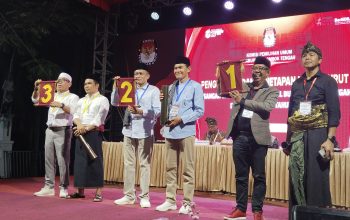 Diikuti 3 Pasangan, Berikut Nomor Urut Calon Bupati Loteng yang Ditetapkan KPU