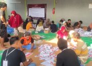 KPU Lombok Utara Mulai Lipat Surat Suara Pemilukada