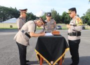 Kapolres Loteng Pimpin Sertijab Kasat Intelkam dan Sejumlah Kapolsek