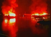 Laka Laut di Labuhan Lombok, Tiga Kapal Hangus Terbakar