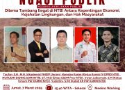 Ngaji Publik KAMMI NTB, Dilema Tambang Ilegal