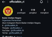 BIN Resmi Luncurkan Akun Media Sosial, Siap Perkuat Komunikasi dengan Masyarakat