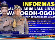 Pawai Ogoh-Ogoh Hari Jumat, Kasat Lantas Polresta Mataram Imbau Pilih Jalur Alternarif
