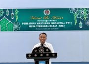 Kadis Kominfotik NTB hadiri Halal Bihalal PWI NTB, Wartawan sebagai Mitra Strategis Pemprov NTB
