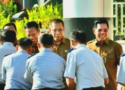 Bupati Lotim Manfaatkan Hari Pertama Kerja Pasca Lebaran dengan Halal Bihalal