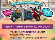 SMK NEGERI 3 Selong Siap Gelar Kompetisi Pelajar HONDA Lombok
