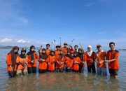 Siswa SMAN 1 Alas Ikut Serta dalam Penanaman 4.000 Bibit Mangrove di Pulau Kaung