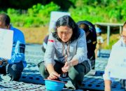 Dukung Swasembada Bawang Putih Nasional, Wabup Lotim Tanam Raya Bawang Putih di Sembalun