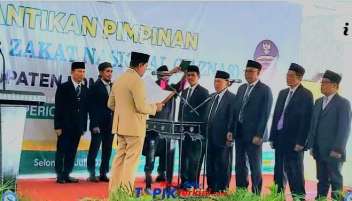 Haerul Warisin Lantik 5 Pimpinan Baznas Lotim, Minta Lebih Amanah dan Professional