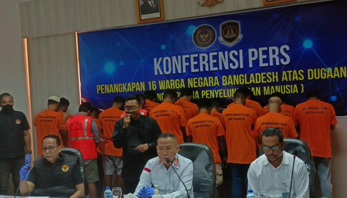 Imigrasi Mataram Gagalkan Aksi Sindikat Penyelundupan Manusia, 16 WN Bangladesh Diamankan