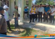 Polsek Gunungsari Beri Pengamanan Kunker Hari Kedua Menteri PU di Lombok Barat
