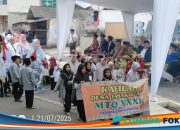 Kapolsek Narmada Pimpin Pengamanan Pawai Ta’aruf MTQ XXXI