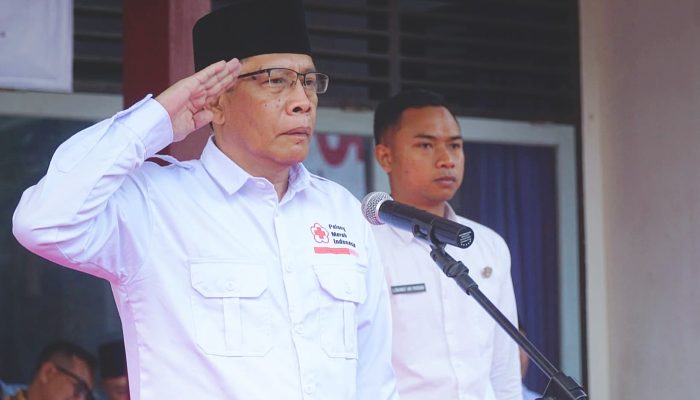 Dengan Semangat “Tebarkan Kebaikan” Wakil Bupati Lotim Pimpin Apel Peringatan HUT PMI ke-79