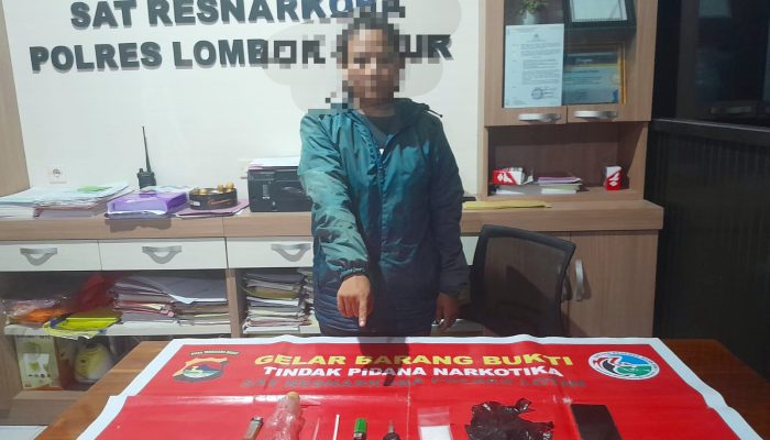 Polres Lombok Timur Ungkap Pengedar Shabu 11,15 Gram: dan Amankan Seorang Wanita