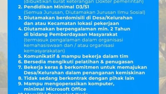Pemprov NTB Buka Lowongan Pendamping Program Desa Berdaya, Pendaftaran Dibuka hingga 10 Oktober 2025