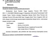 Inspektorat NTB panggil 96 Orang terkait Hibah KONI Termasuk Sekda NTB