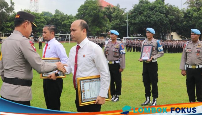 13 Personel Polda NTB Diganjar Penghargaan, 1 Kena PTDH
