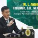 Dr. Lalu Anton Hariawan Maju sebagai Calon Tunggal Ketua KAI NTB