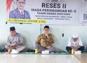 Serap Aspirasi Reses, Wakil Ketua DPRD Loteng Sambangi Ponpes Darul Muttaqien NW Penujak