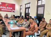 Polsek Narmada Gelar Rakor Pengamanan Ramadhan, Balap Liar hingga Petasan Jadi Sorotan