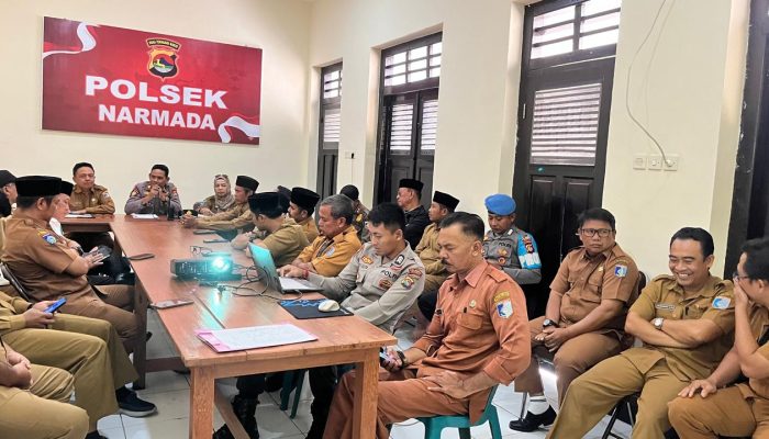 Polsek Narmada Gelar Rakor Pengamanan Ramadhan, Balap Liar hingga Petasan Jadi Sorotan
