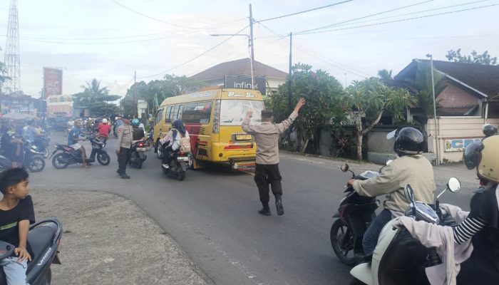 Ngabuburit Aman, Polsubsektor Keru Siaga Cegah Macet